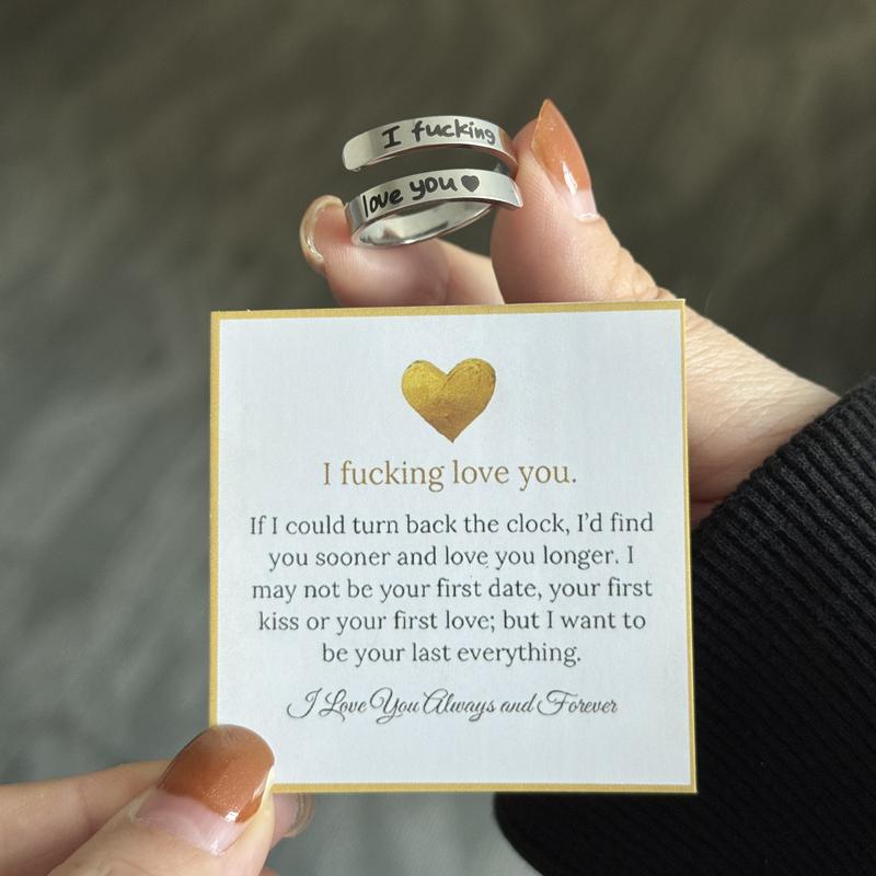 I Love You ring – view 5