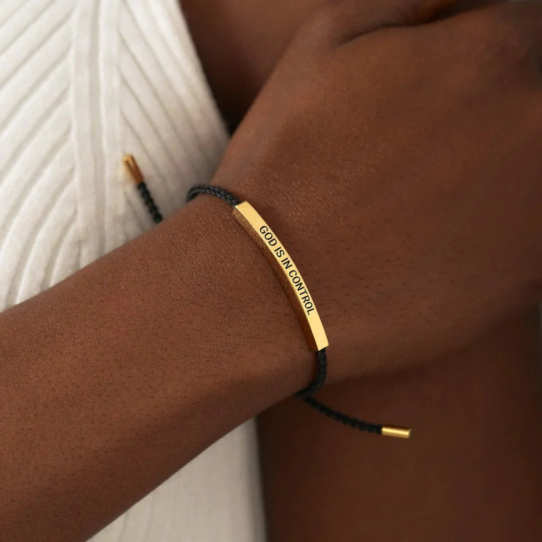 God is in Control bracelet – view 2