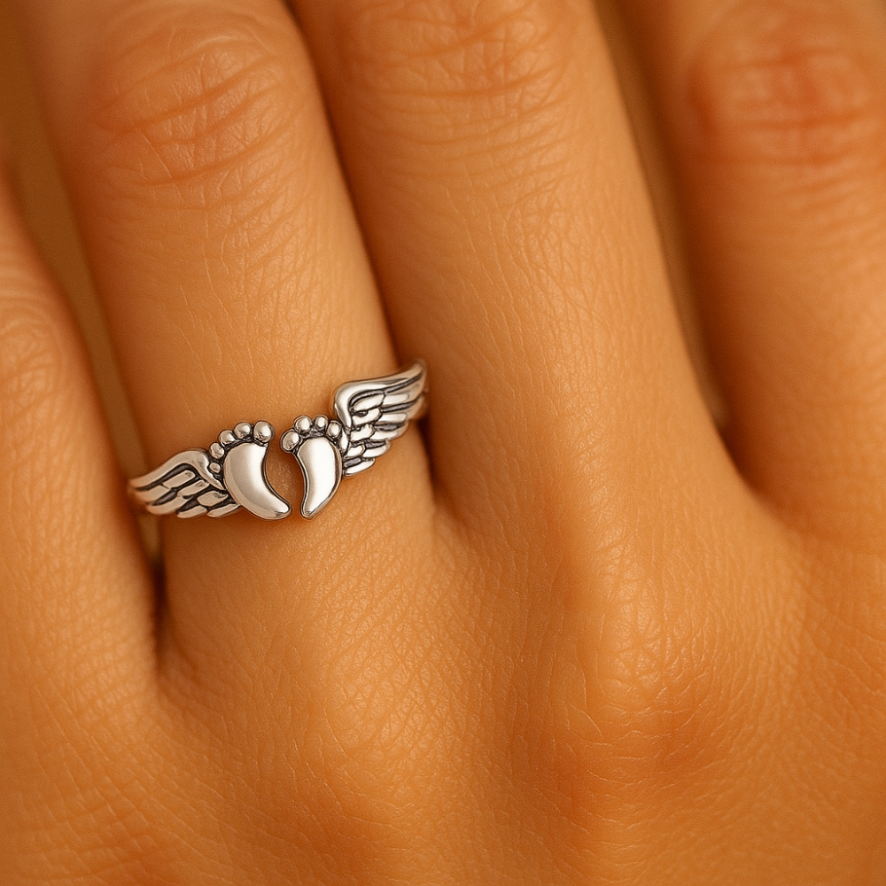 Mommy of an Angel ring and bracelet – view 4