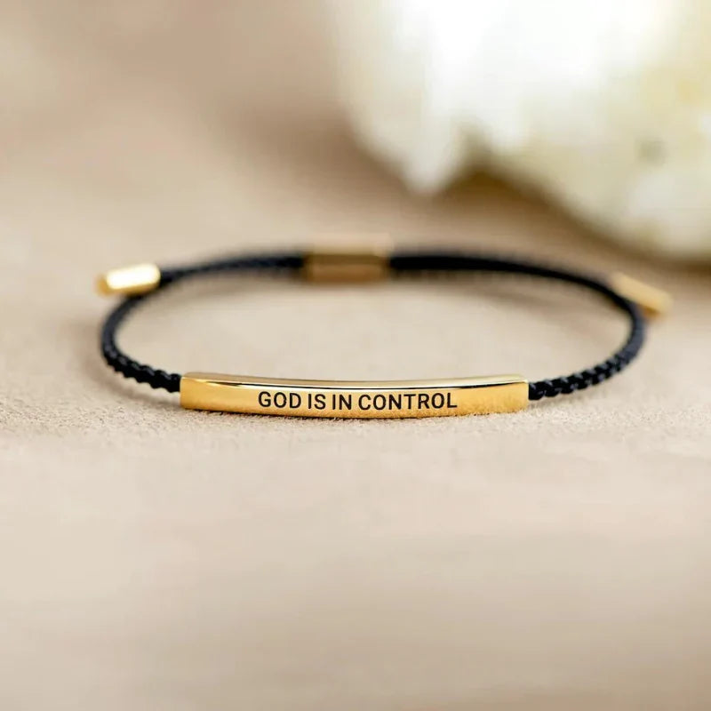 God is in Control bracelet – view 4