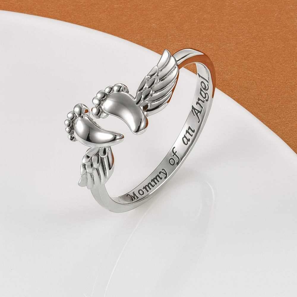 Mommy of an Angel ring and bracelet – view 3