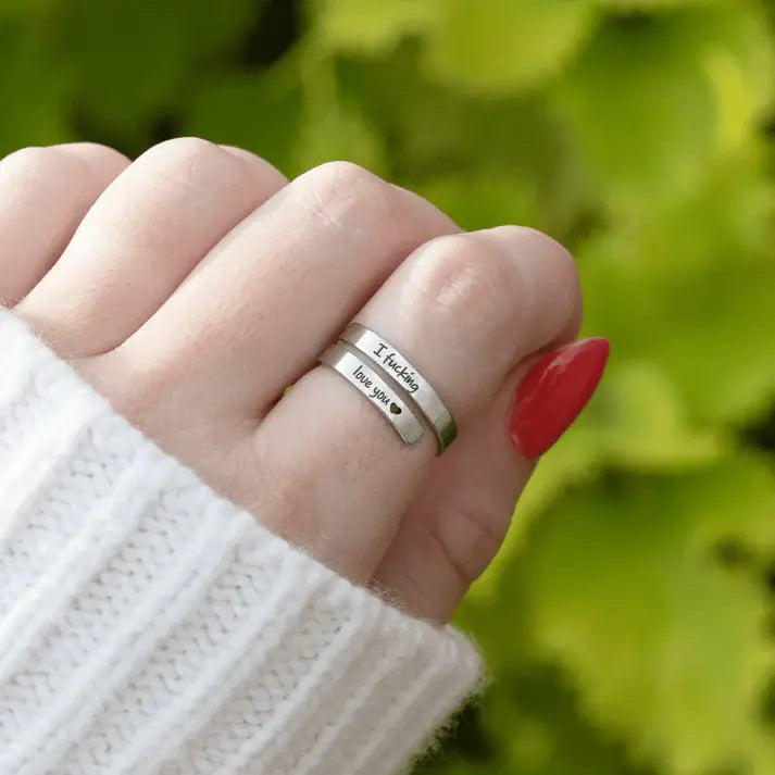 I Love You ring – view 4