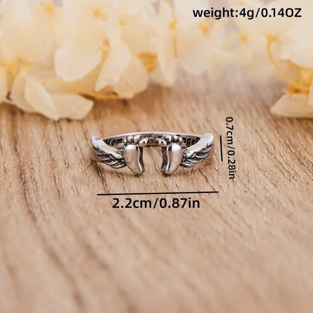 Mommy of an Angel ring and bracelet – view 6