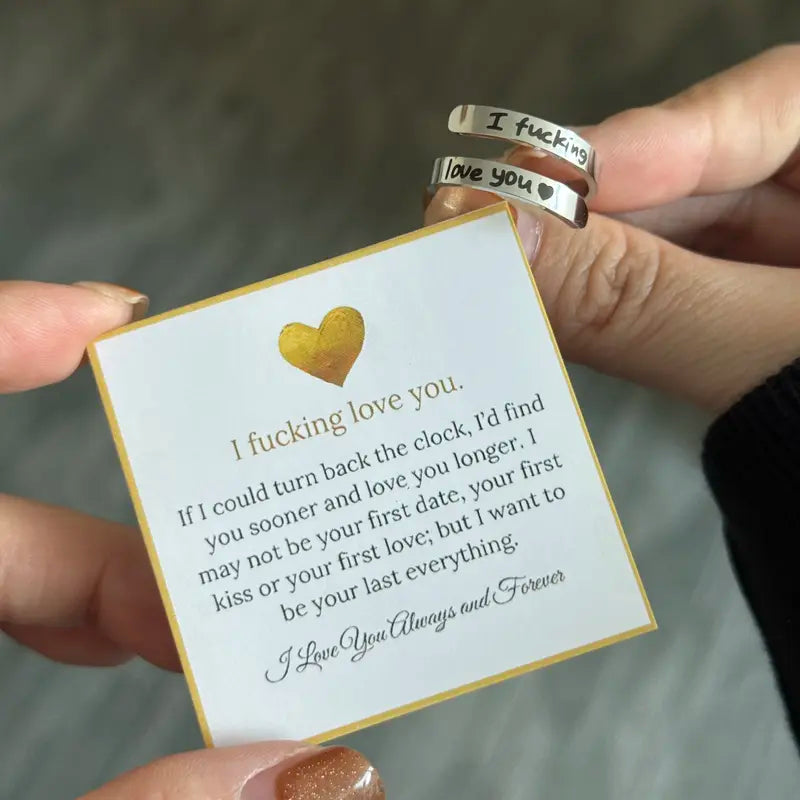 I Love You ring – view 6