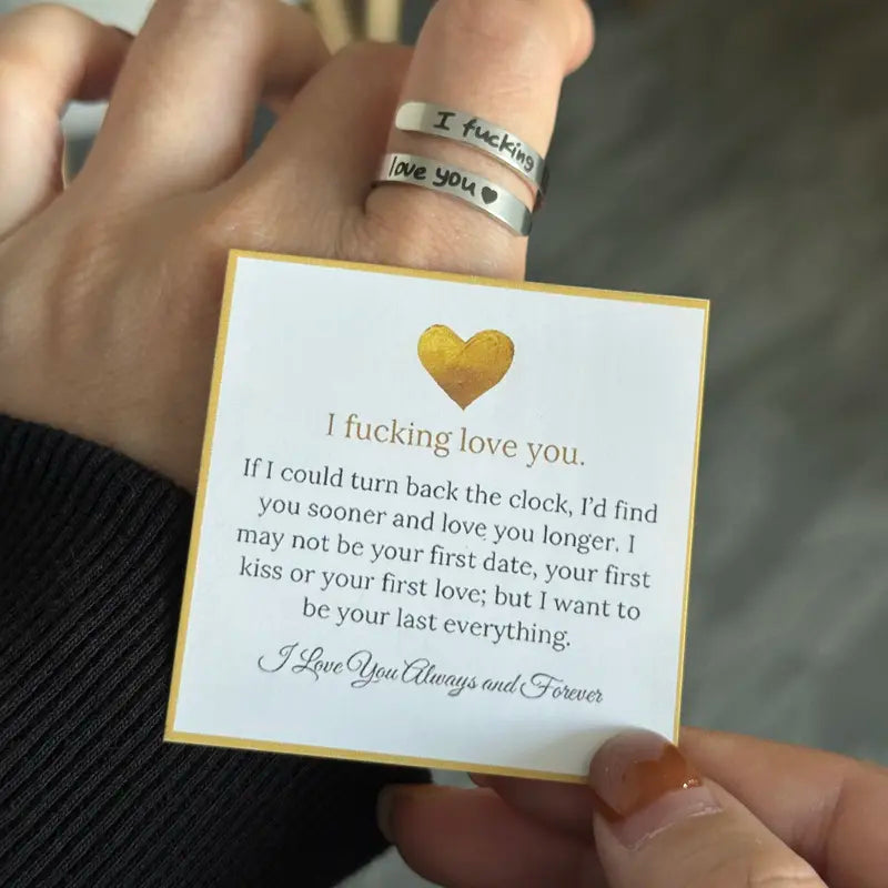 I Love You ring – view 1