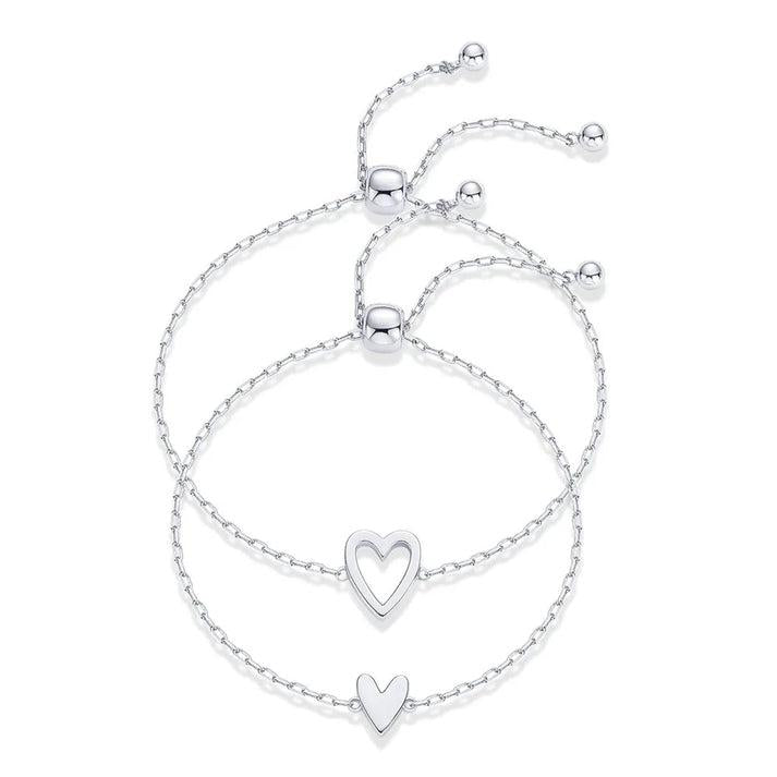 Matching Hearts mother-daughter bracelets – view 3